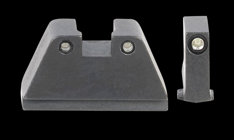 AmeriGlo GL814 Optic-Compatible Glock Night Sight Set Green/Green