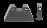 AmeriGlo GL814 Optic-Compatible Glock Night Sight Set Green/Green