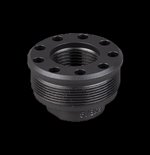 SilencerCo Alpha Direct Thread Mount 9/16x24 RH Black Stainless Steel Suppressor Adapter