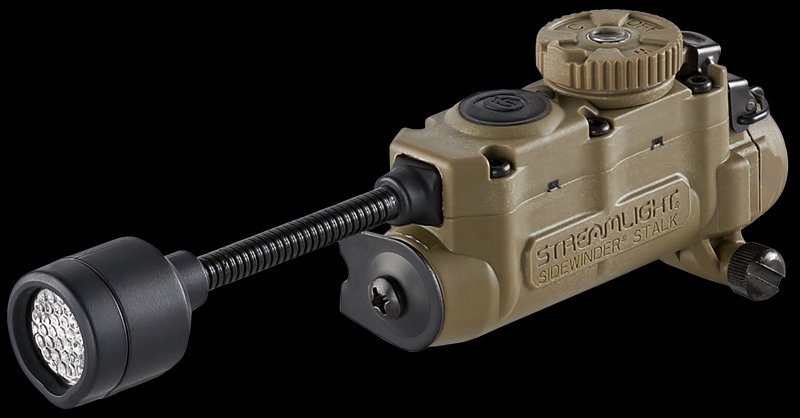 Streamlight Sidewinder Stalk Helmet Light Multicolor IR LED Coyote