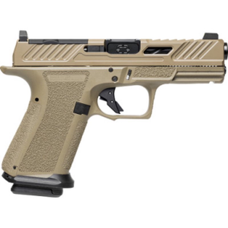 Shadow Systems MR920 Elite 9mm Optic Cut 10-Round FDE Frame Green Tritium Dot