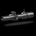 Swampfox Arrowhead LPVO Series Rifle Scope 1-10x24 30mm SFP Green IR MIL Black