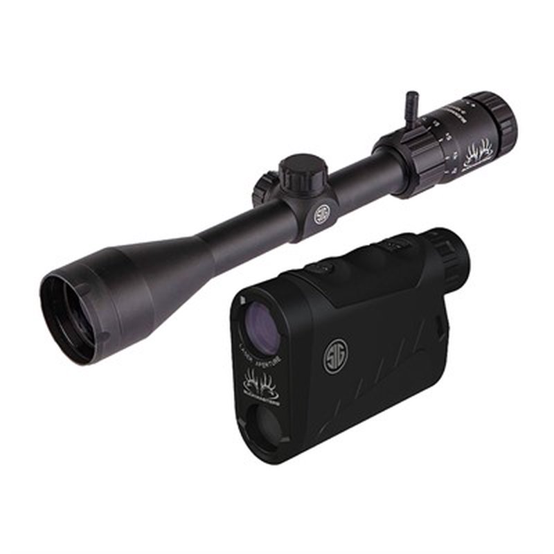 SIG SAUER Buckmaster 1500 Laser Rangefinder and Buckmaster 4-16x44 Rifle Scope Combo Set