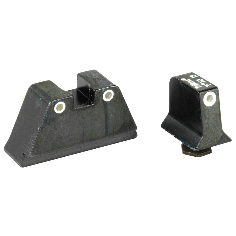 Trijicon GL201-C-600650 Suppressor Height Glock Night Sights – Green Front, Orange Rear