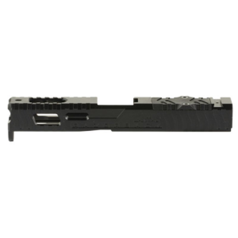 Lantac Razorback Stripped Slide Gen 4 Glock 19 DLC Black