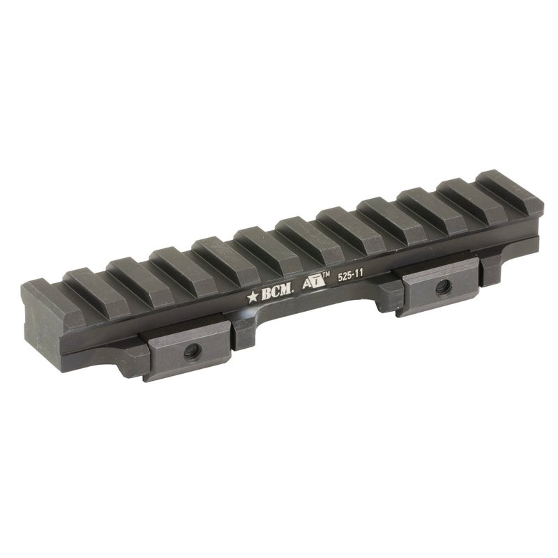 Bravo Company BCM-OR-AT-525-11 Angled Torque Picatinny Optic Riser 0.525 in Height, 11 Slots, Black