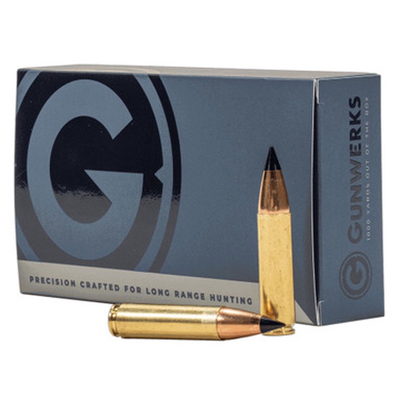 Gunwerks .450 Bushmaster Ballistic Tip 327gr Long Range Hunting Ammunition AY-M6077