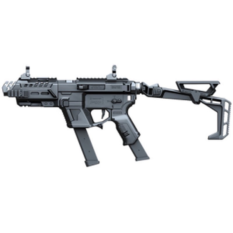 RECOVER TACTICAL PIXBasic PG9 Folding Stock Metal Front Guard Black