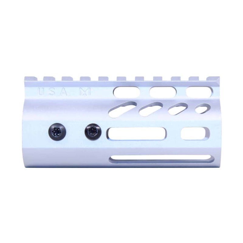Guntec USA 4in Ultra Lightweight Thin M-LOK System Handguard w/ Monolithic Top Rail