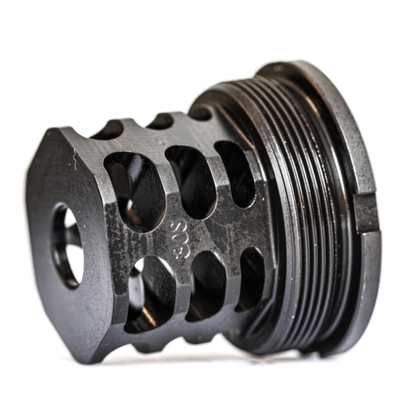 JMac Customs 360 Muzzle Brake RRD-360-30S-X37 5/8-24 Black Nitride