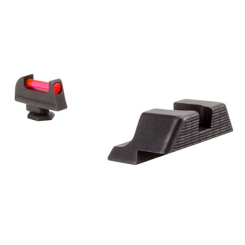 Trijicon Fiber Sight Set for Glock 9mm/.40 Fiber Optic Front/Rear GL701-C-601023