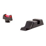 Trijicon Fiber Sight Set for Glock 9mm/.40 Fiber Optic Front/Rear GL701-C-601023