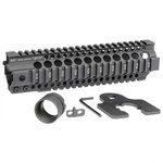 Midwest Industries 9.25" Quad Rail Combat T-Series Free Float Handguard, Black Anodized - MI-CRT9.25