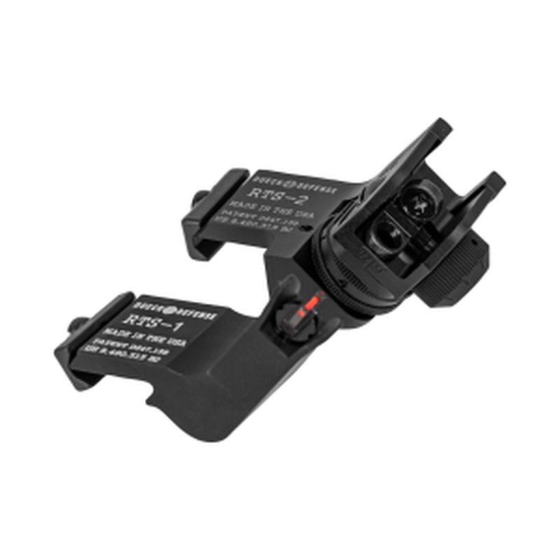 Dueck Defense Rapid Transition Offset Sights Fiber Optic Set