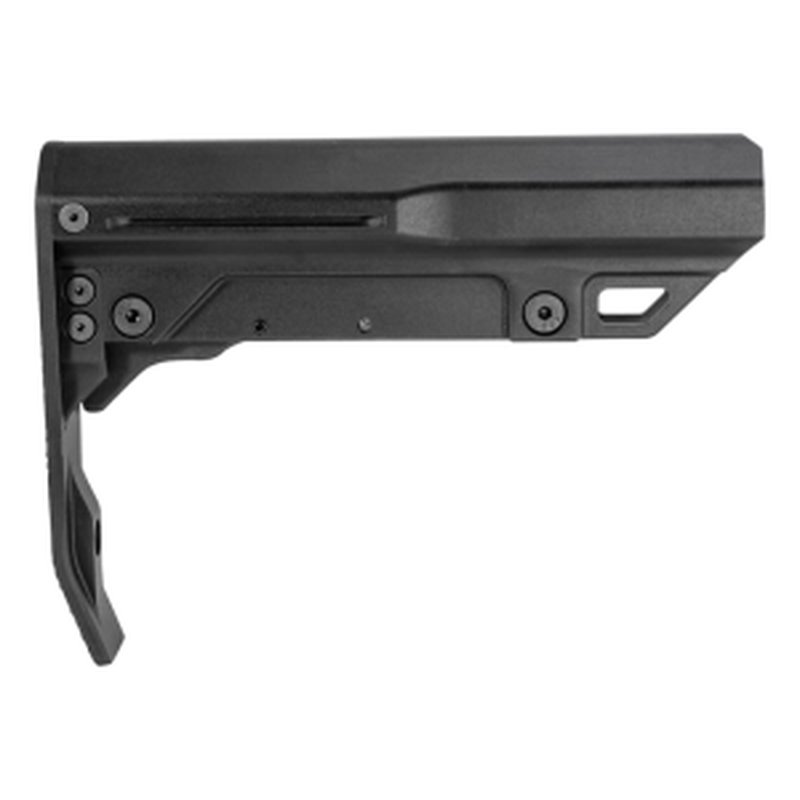 Mission First Tactical Battlelink Minimalist Mil-Spec Stock Black Aluminum for AR-15 Mil-Spec Buffer Tubes