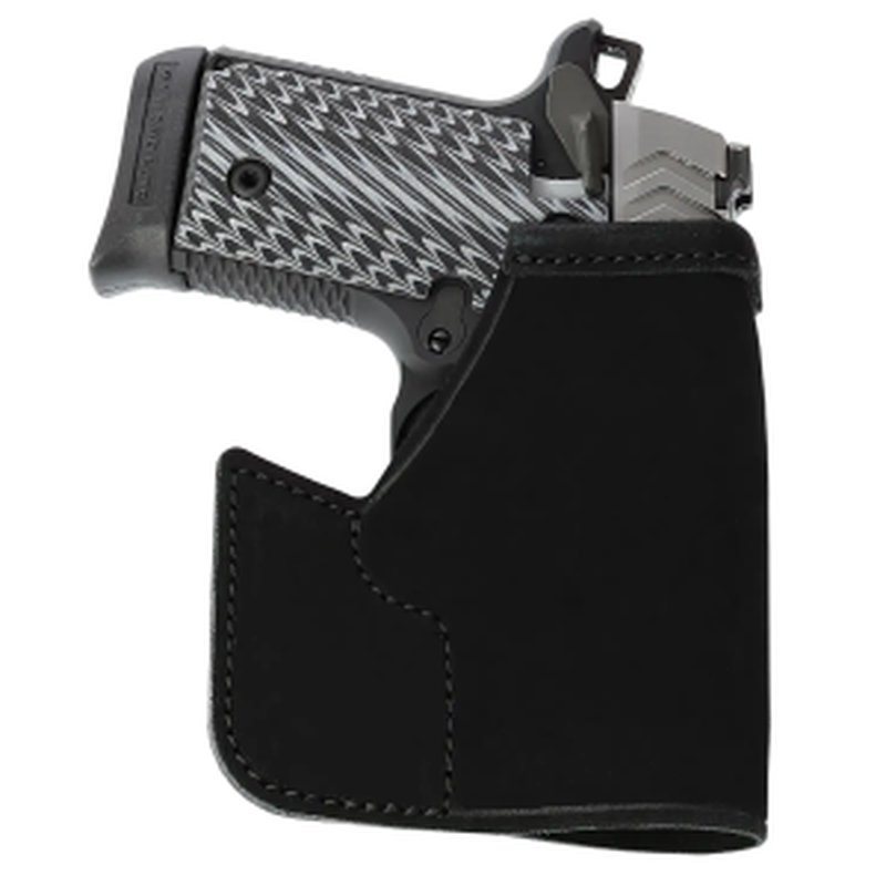Galco PRO648B Pocket Protector Black Steerhide Fits S&W Bodyguard 2.0 Ambidextrous