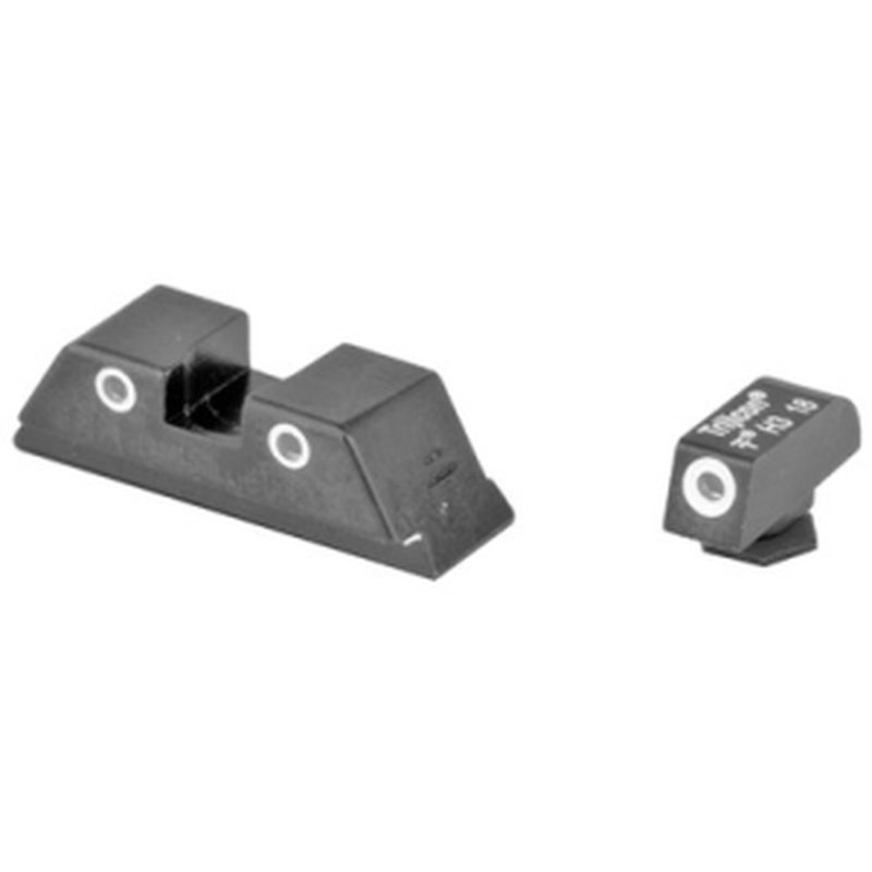 Trijicon 600227 Bright & Tough Night Sights Green Tritium White Outline