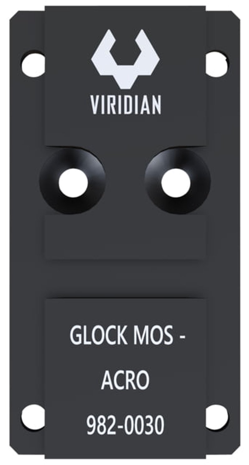 Viridian RFX45 Glock MOS Adapter Plate (9820030) Machined 6061 Black Anodized