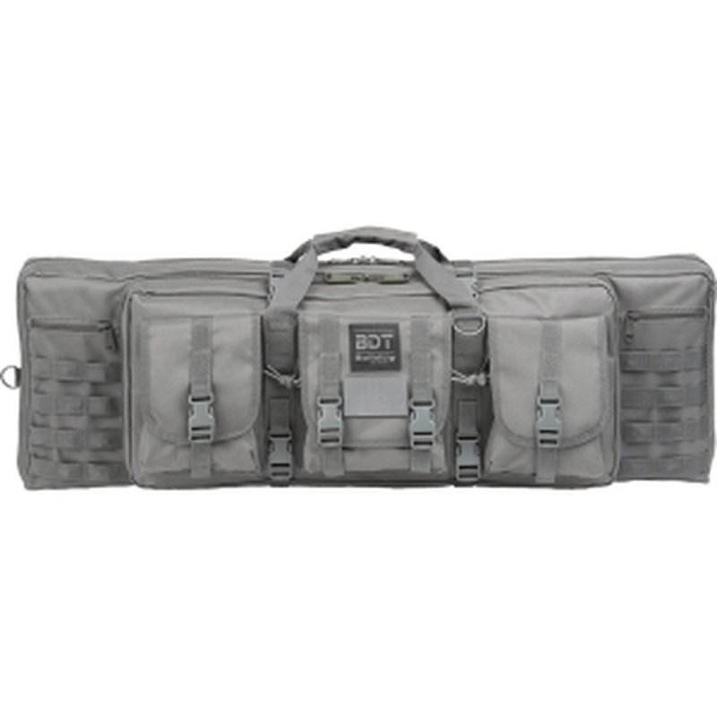Bulldog Deluxe Single Tactical Rifle Case - Seal Grey - 36"