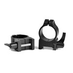 Warne 201LM Maxima Quick Detach Scope Rings 1in Picatinny/Weaver Black Matte