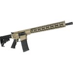 Andro Corp Industries ACI-15 Semi-Automatic Ar-15 Bravo Base Rifle 16" Barrel 5.56x45 NATO (1) 30 Round Magazine - Cerakote FDE - 55616BBFDE