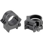 WEAVER 1" Ring Quad Lock Medium Blk