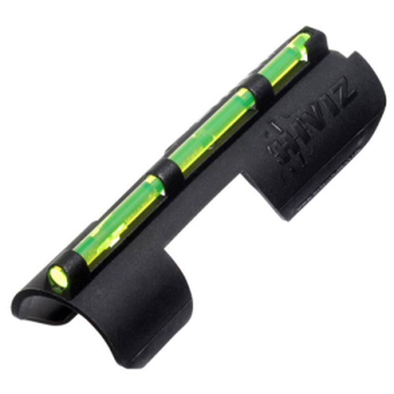 HI-VIZ Plain Barrel Snap-On Front Sight Black/Grn/Red FO