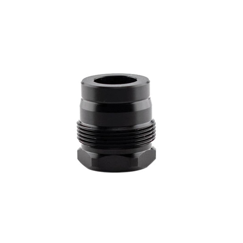 Rearden Mini Square Shoulder Muzzle Brake 11/16-24, Black