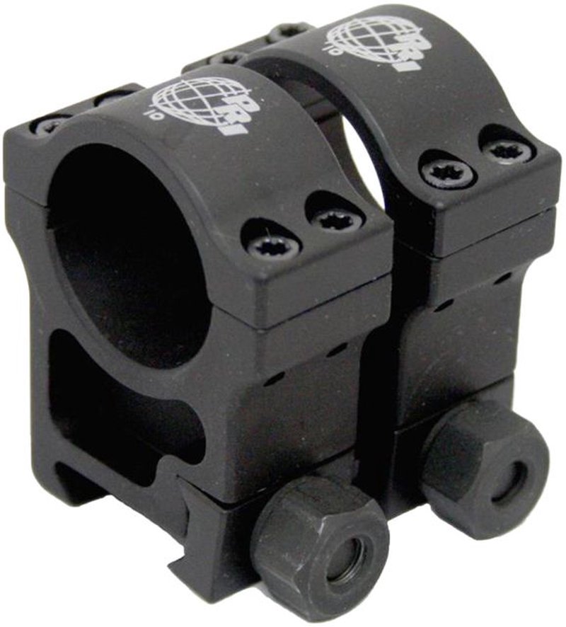 Precision Reflex 1in Aluminum Rings Extra High Black