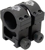 Precision Reflex 1in Aluminum Rings Extra High Black