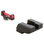 AmeriGlo Red Fiber Front Sight 0.13 in Black Rear Sight Set for Glock Gen 1-4