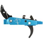 CMC Triggers AK47 Trigger 2.0 Drop-In Single Stage 3.5lb Curved Trigger with Blue Housing