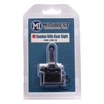 Midwest Industries Combat Flip Rear AR-15 Rifle Sight, Flip-Up Steel/6061 Base