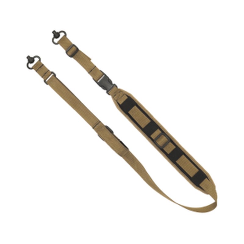 GrovTec QS Sentinel Sling with QD Swivel, 2-Point Sentinel Sling (GTSL129) – Brown/Nylon