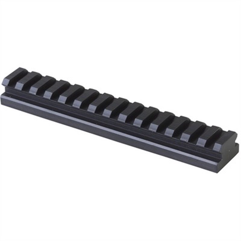 EGW Picatinny Base Stock 6-Inch Aluminum Rail, Black Anodized