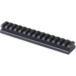 EGW Picatinny Base Stock 6-Inch Aluminum Rail, Black Anodized
