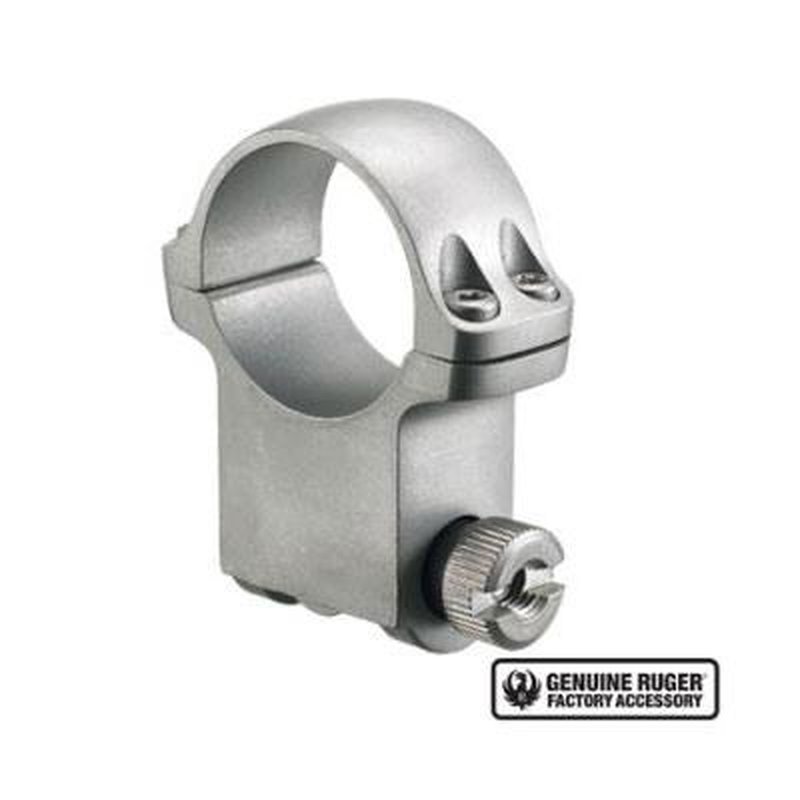 Ruger 90292 Scope Ring 1-Inch Extra High Stainless Clam Package