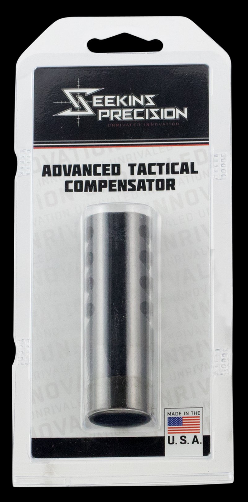 Seekins Precision ATC Advanced Tactical Compensator Muzzle Brake 1/2x28 Black Melonite