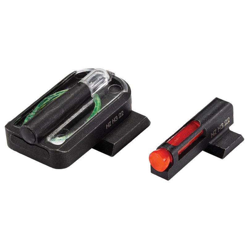 HiViz FastDot H3 Night Sight Set - Red/Green Front/Rear Sights for Optimal Low-Light Performance