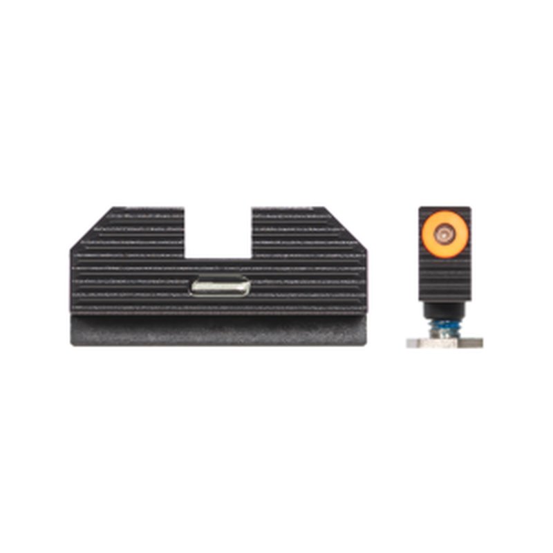 Night Fision Costa Ludus Orange Tritium Night Sight Set for Glock 42/43/43X