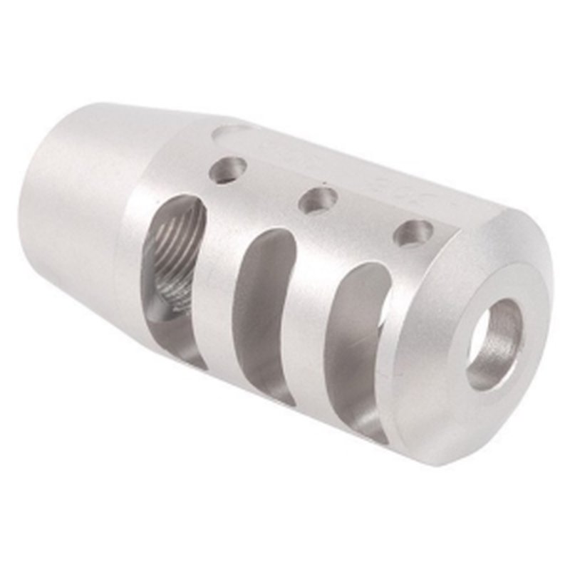 PRI Quiet Control Muzzle Brake 7.62mm 5/8"-24 Thread AR-10, LR-308 Stainless Steel