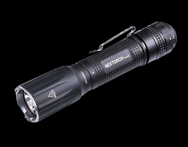 Nextorch TA30C LED Tactical Flashlight 1600 Lumens 303m Throw Dual Fuel