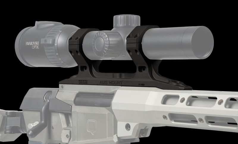 Q LLC AUS Direct Optic Mount 34mm for Mini FIX Black Anodized 100-298