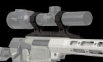 Q LLC AUS Direct Optic Mount 34mm for Mini FIX Black Anodized 100-298