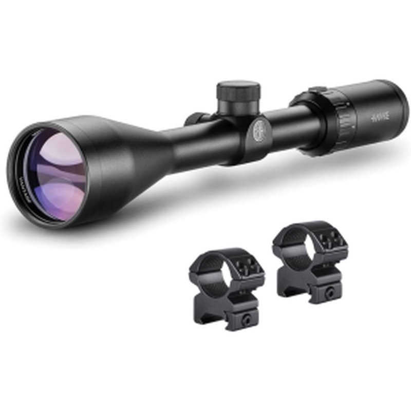 Hawke Vantage 4-12x50 30/30 Duplex SFP Riflescope w/ 1in Rings