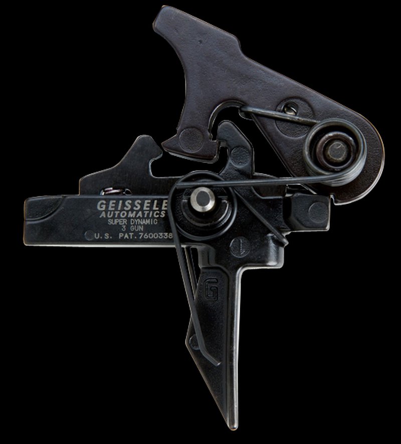 Geissele Automatics Super Dynamic 3 Gun Flat AR Trigger Black Oxide AR-15 AR-10