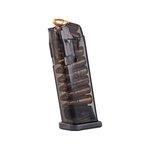 ETS 9mm Glock 19 26 49 15-Round Polymer Magazine, Carbon Smoke