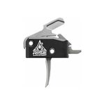 Rise Armament RA-434 High-Performance AR Trigger Silver w/ Anti-Walk Pins, 3.5lb Pull, Straight Blade