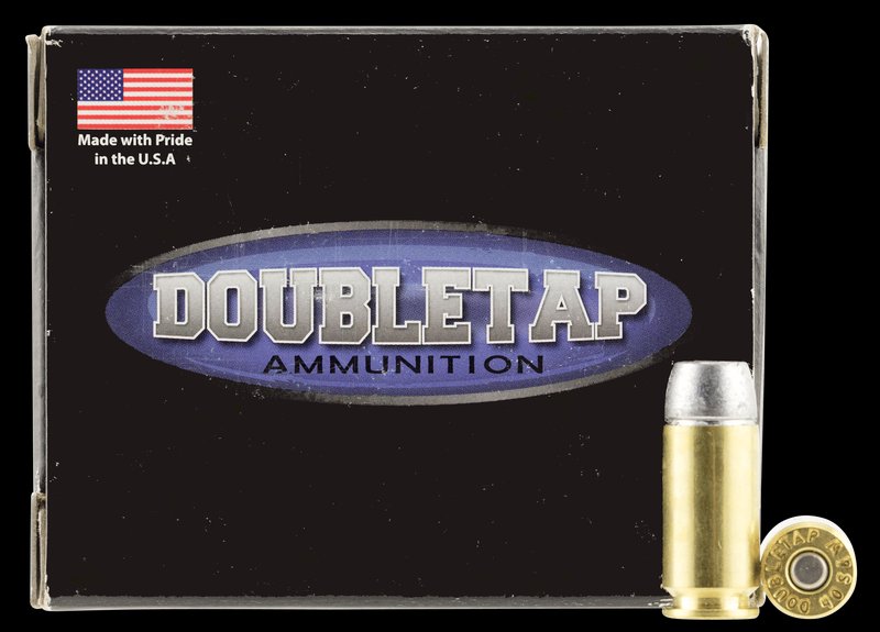 Doubletap Ammunition DT .40 S&W Handgun Ammo – 200 Grain Hard Cast Brass, 20 Rounds