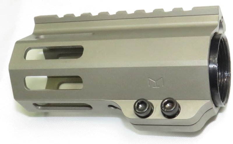 WMD Guns M-LOK Handguard 4in 5A AR-15 NiB-X Nickel 1-NIBXMLOKHG4 5A